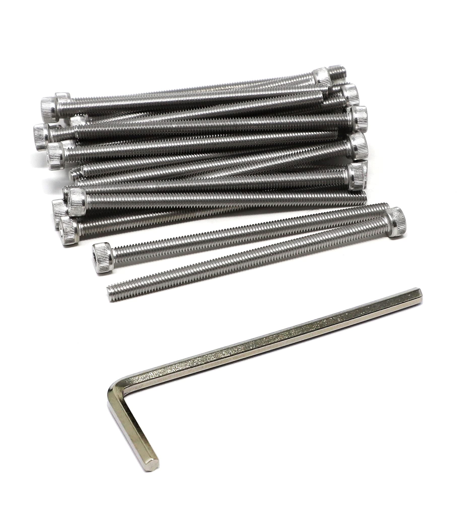 iexcell 25 Pcs Metric M4-0.7 x 70 Stainless Steel 304 Hex Socket Head Cap Screws Bolts Kit