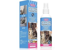 LFJUNW No Chew Spray for Dogs & Cats, 175ML - Bitter Apple Spray for Dogs to Stop Chewing, Effective Dog Deterrent Spray for Carpet Furniture, Anti Chew Spray for Puppies Indoor & Outdoor Safe Grey