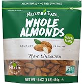 Nature's Eats Whole Natural Almonds, 16 Oz