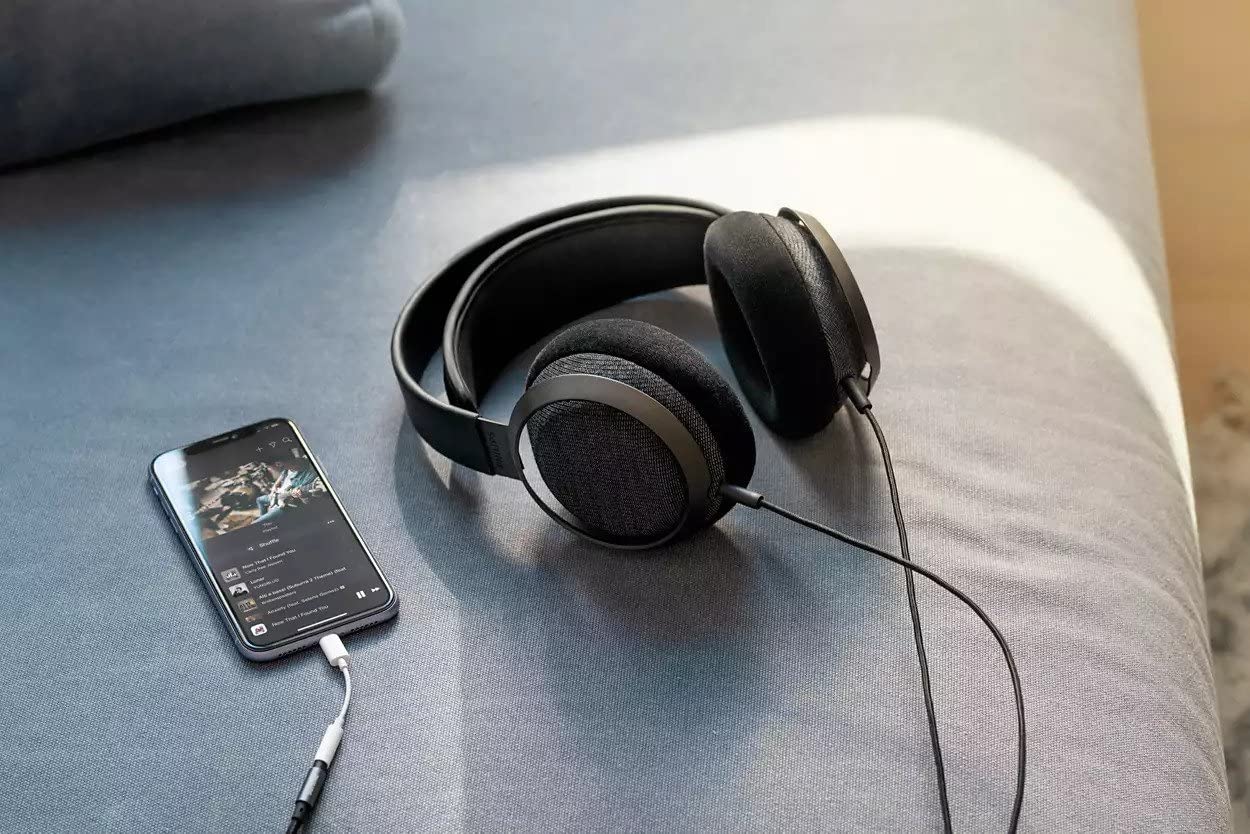 Philips Fidelio X3 Professional Studio Monitor Headphones for Recording & Mixing Wired Over The Ear Open-Back Headphones, Multi-Layer 50mm Diaphragms, Hi-Res Music Studio Headset, Premium Finishing