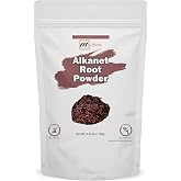 mGanna Alkanet Alkanna Tinctoria Root Powder 100% Natural Colorant for Food, Soap and Other Cosmetics and Fabrics 100 GMS / 0.22 LBS