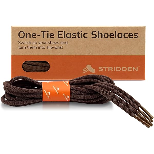 Amazon.com: More of Me to Love STRETCH Shoelaces for Dress Shoes (2 pairs:  Brown & Black, 27