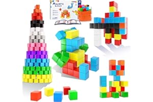 GIRIGI Magnetic Blocks for Toddler Toys,1.18 Inch Large Magnetic Cubes,STEM Preschool Learning Sensory Montessori Outdoor Travel Building Christmas Toys Gifts for 3 4 5 6 Year Old Kids Boys Girls (28pcs)