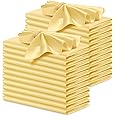 Counfeisly Lot De 16 Serviettes De Table Carrées En Satin - 43,2 X