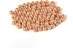 ANGLER DREAM 100 PCS Fly Tying Beads Tungsten Beads Nymph Head Ball Fly Tying Materials Hook Size 6#-20# 2.0 2.7 3.15 3.5 3.8 4.0 4.65 Nickle Gold Copper Silver Rainbow Color