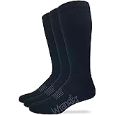 Wrangler Men's Western Boot Socks (Three Pairs)