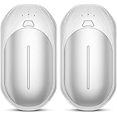 AI Hand Warmers Rechargeable 2 Pack, AI Smart Chips Electric Hand Warmers, 20Hrs Long Safe Heat, Portable Pocket Heater, Gifts for Christmas, Outdoor, Hunting, Golf, Camping Accessories