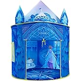 Hamdol Princess Play Tent for Girls, Frozen Toy, Ice Castle Kids Playhouse for Indoor & Outdoor, Imaginative Castle Tent with Carry Bag, Perfect Easter, Birthday & Valentine Gift for Girls Ages 2–8