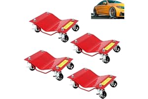 COZONY Car Wheel Dolly Set of 4-8000LBS Vehicle Dollies,Universal Car Rollers Skates for Moving Cars,Trucks, Trailers, Motorcycles, and Boats