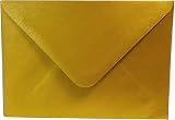 Craft UK 2396 C6 Gold Centura Pearl Envelopes 50 Pack view 1