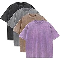 Heavyweight Cotton Oversized Tee - Acid Wash