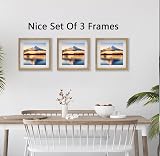 YiPinYin 3 Pack 10x10 Inch Square Wooden Photo Frames with Mount view 6