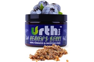 Urth Tree Hookah Flavors, Shisha Herbal Molasses, Tobacco Free and Nicotine Free, 250 gram - 8.8 Ounce, Premium Variety Flavors, Made 100% from Apple Skin (Berry Mix)