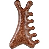 Gtziqa 4-in-1 Wooden Scalp Massager Comb, Wooden Hair Scalp Comb Hair Growth Head Massager Scalps Guasha Tool Gua Sha Combs for Face & Body Wood Massage Combs for Stress Relief Relaxation Circulation