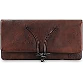 Wallets for Women Large Capacity Leather Clutch Wallet Card Organizer Women's Purse