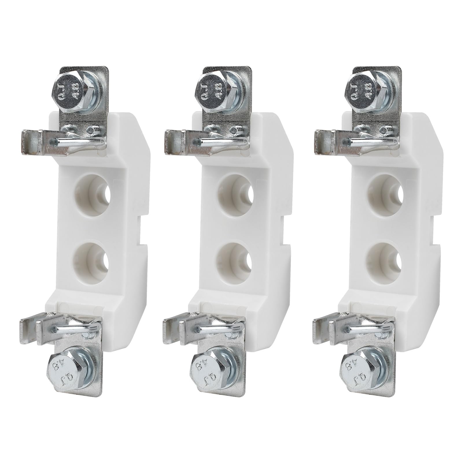 DEWIN Fuse Holder, 3pcs Fuse Base Ceramic Single Pole Fuse Holder NT00 160A 660V for NH Fuse