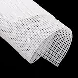 Tosnail 20 Pcs Clear Plastic Mesh Canvas Sheets 13.5 x 10.5 in 2 mm Holes view 10