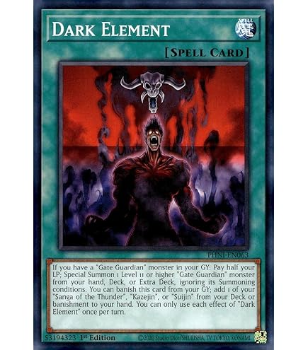 Amazon.com: YU-GI-OH! Dark Guardian - PHNI-EN013 - Common