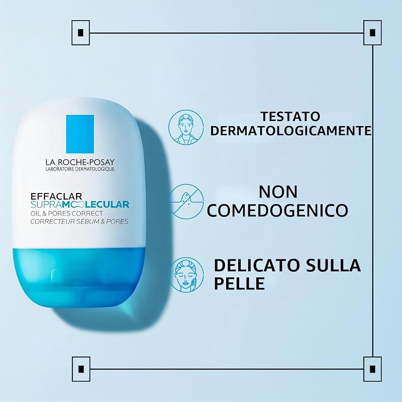 La Roche Posay Effaclar Supermolecular Correttore di Sebo e Pori, 40ml