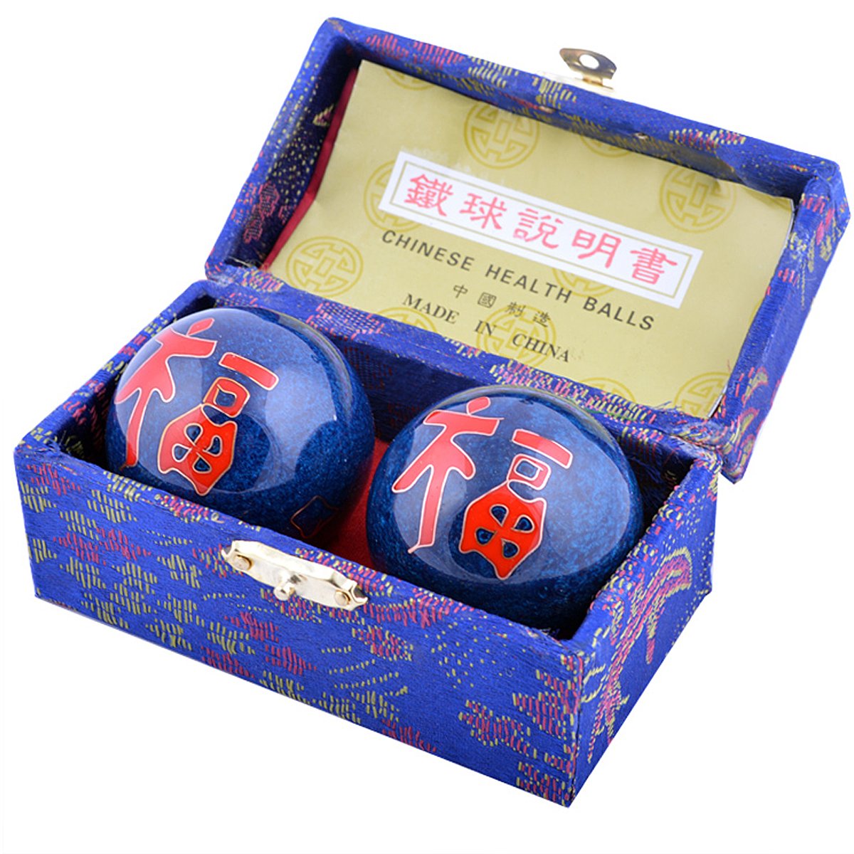Feng Shui Baoding Chinese Health Exercize Stress Relief Balls 4.2cm/1.7" Fengshuisale Red String Bracelet F1107