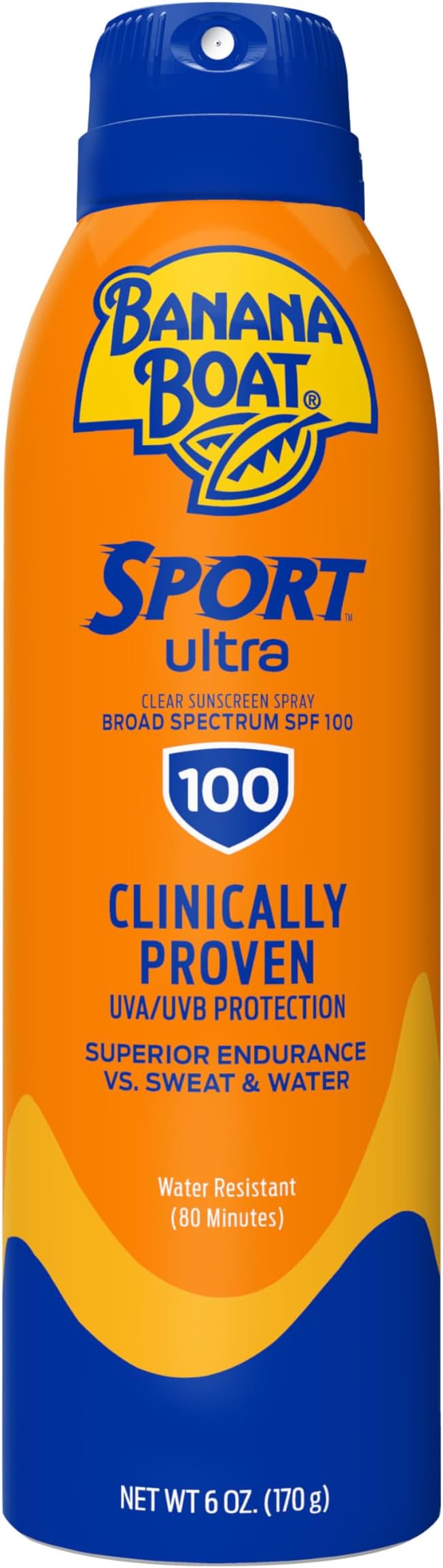 Banana Boat Kids Max Protect Play Clear Spray Sunscreen SPF 100 6oz