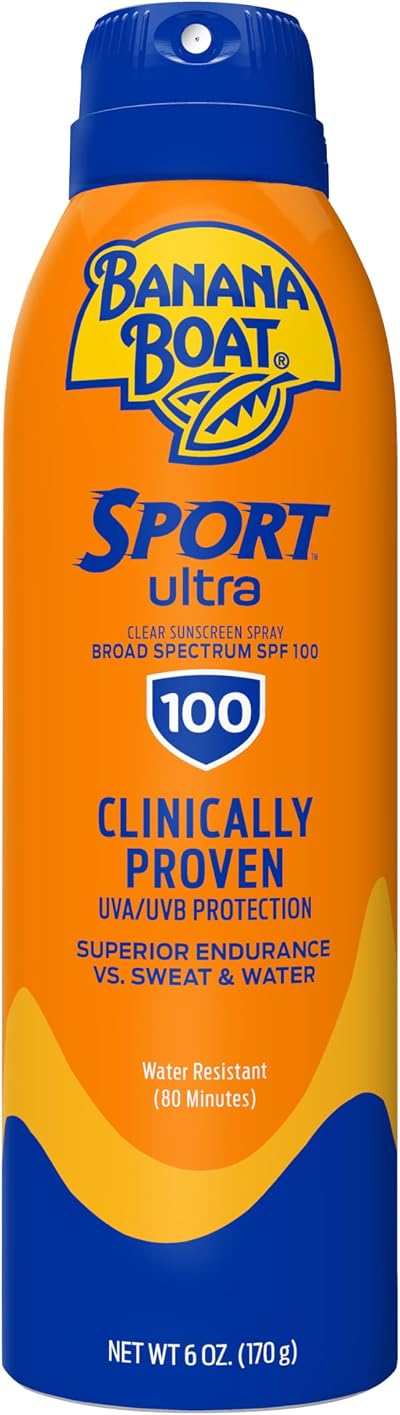 Banana Boat Kids Max Protect Play Clear Spray Sunscreen SPF 100 6oz
