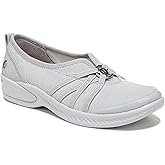 LifeStride BZees Women's Niche Slip-On Comfort Ballet Flat,Silver Shimmer,9.5