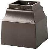 Whitehall Cascade Bronze Mailbox Post Base Cuff