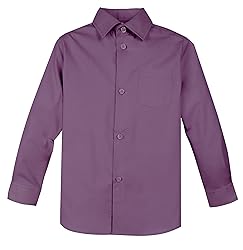 Spring Notion Big Boys' Long Sleeve Dress Shirt 12