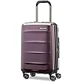 Samsonite Octiv Lightweight Hardshell Luggage-Durable, Spinner Wheels, Telescopic Handle, TSA Approved Lock, Amethyst Purple, Carry-On 22-Inch