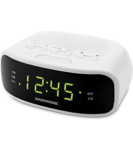 Philips AJ3231/37 Dual Alarm Clock Radio – Mirror Finish, AM/FM, Open Box