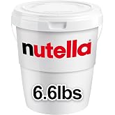 Nutella Creamy Hazelnut Spread with Cocoa, Bulk, 6.6 Lb Tub | Nutella 6.6 lb bulk tub for restaurants to drizzle on desserts, bake with it, or serve with toast, pancakes, and snacks