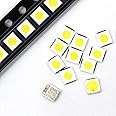 GuuYebe 200pcs High Power LED Backlight 3030 lamp Beads for TV 1.8W 97-100LM LCD TV Lamp Beads 3V 6V SMD Cool White Application 3v(100PCS) 6v(100PCS)