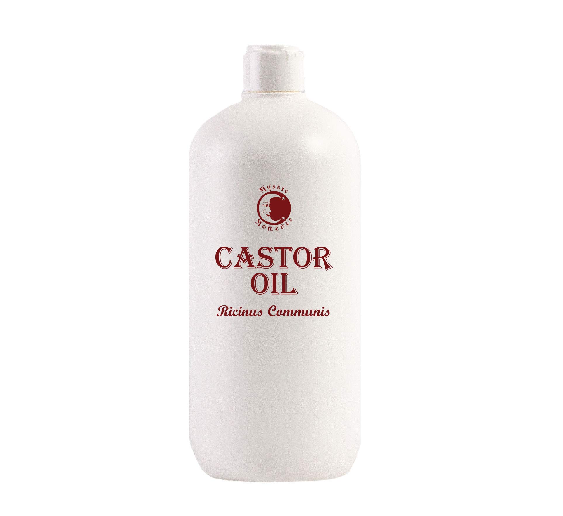 Mystic Moments| Castor Carrier Oil 1 Litre (Ricinus communis) | Deep Conditioning Treatment for Hair & Moisturising Skin Care | Thick Nourishing for Massage, Brows, Lashes & DIY Beauty — image 1
