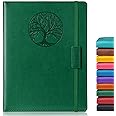 Biuwory Lined Journal Notebook for Women Men,256 Pages B5 Large Hardcover Leather Journals for Writing,Travel,Business,Work,School,College Ruled Notebooks for Note Taking,Diary Notepad 7.8"×10.2"