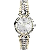 Timex Women's T21854 Pleasant Street Two-Tone Stainless Steel Expansion Band Watch