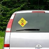 Cobee Baby on Board Signs 2 Pcs 5x5in Double Suction Cups Yellow view 6