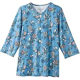 Women’s Open-Back Adaptive Faux Button Top