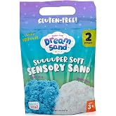 Chuckle &amp; Roar Dream Sand, Sensory Sand, Residue Free, 2 lb, Ages 3+ | Hydrophobic, Non-Residue Cleanup, Never-Drying Play, Gluten-Free Formula, Magic Sand, For Sandbox &amp; Sensory Bin Play