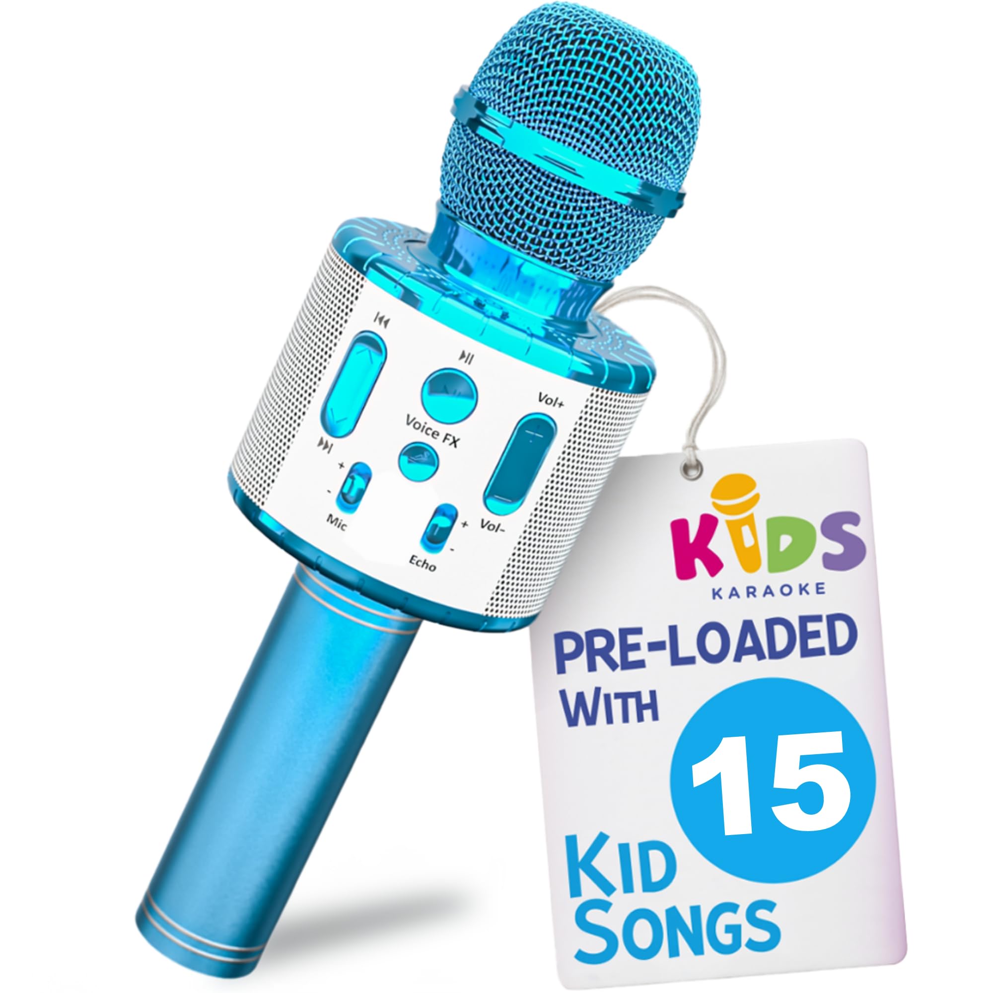 Photo 1 of Move2Play, Kids Karaoke Microphone | Includes Pre-Loaded Songs & Bluetooth | Kids Birthday Party Gift | Toy for All Ages 2, 3, 4, 5, 6+ Year Old Girls, Boys & Toddlers