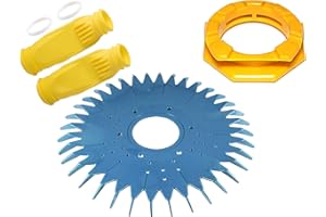 MAKHOON 4 Pieces Pool Cleaner Replacements Include W70329 Pool Cleaner Finned Seal W69698 Pool Cleaner Diaphragm W70327 Foot Pad Compatible with Zodiac Baracuda G2, G3, G4 Replace W69721 W72855