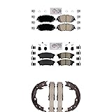 Transit Auto Front Rear Ceramic Disc Brake Pads Kit