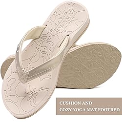 ONCAI Women's Flip Flops Comfortable Summer Beach