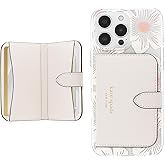 kate spade new york Morgan Magnetic Phone Wallet/Card Holder - Compatible with MagSafe Phones and Cases - Cream
