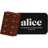 Alice Mushrooms Nightcap | Mushroom Chocolates | Supports Deep Sleep, Calm Mind, and Stress Relief - Reishi &amp; L-Theanine | Regulates Sleep Cycles &amp; Reduces Tension - Magnesium, Zinc