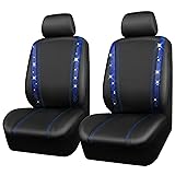 CAR PASS Leather Diamond Bling Car Seat Covers 2