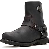 Harley-Davidson mens Scout Leather Motorcycle Harness Casual Boot