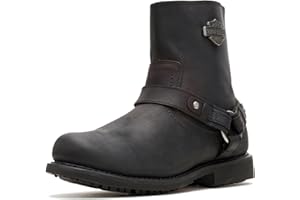 Harley-Davidson mens Scout Leather Motorcycle Harness Casual Boot