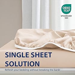 Cathay Home Twin Fitted Sheet - Double Brushed
