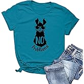 NIUBIA Women's T Shirts Summer Tops Simple Heart Graphic Shirts Sayings Short Sleeve Vacation Casual Blouse Thankful Tee